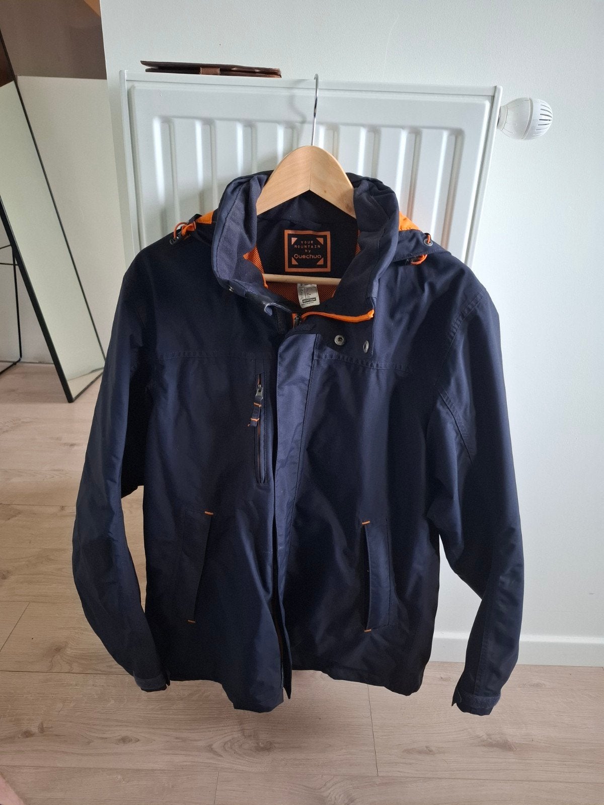 Quechua heren regenjas - Maat XL, Ophalen of Verzenden, Maat 56/58 (XL), Oranje