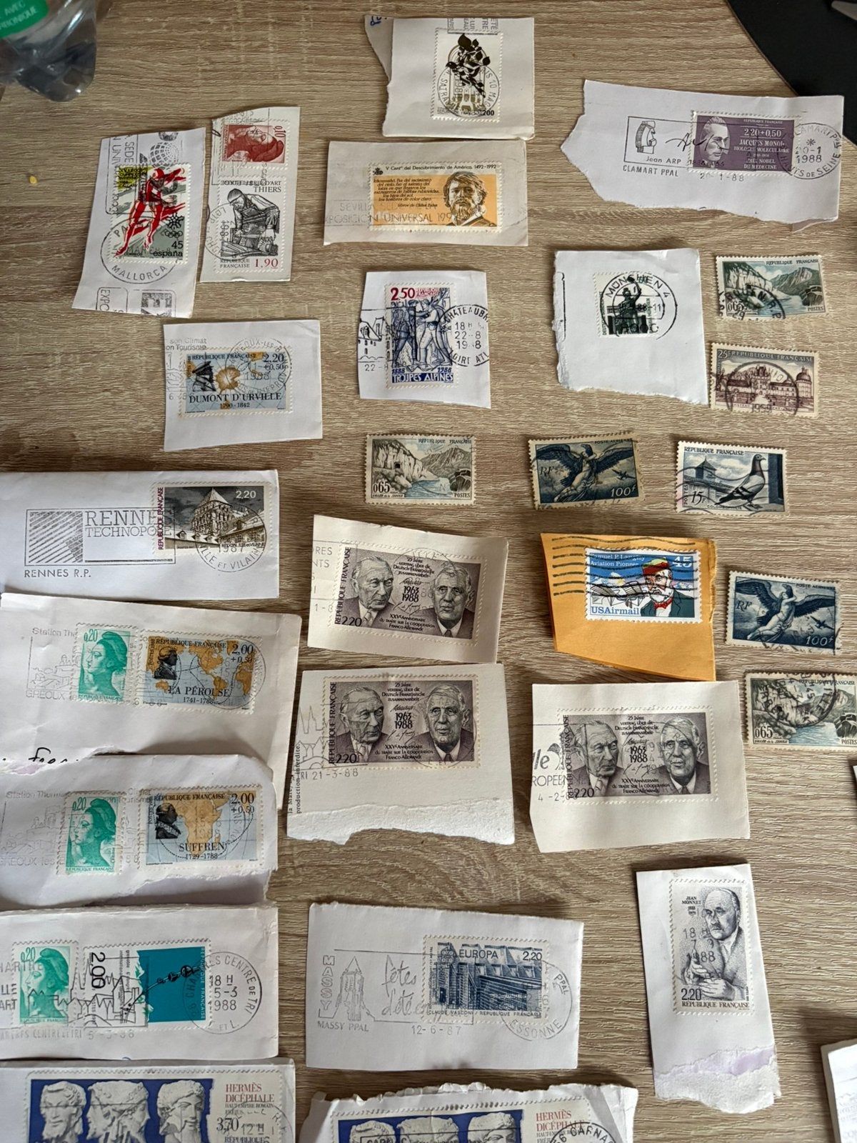 Lot de timbres, Verzamelen, Suikerzakjes, Ophalen of Verzenden