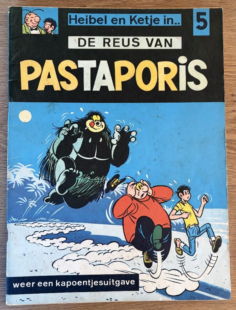 Ketje - De reus van Pastaporis -5-1e dr(1968) Strip, Boeken, Stripverhalen, Gelezen, Eén stripboek, Ophalen of Verzenden