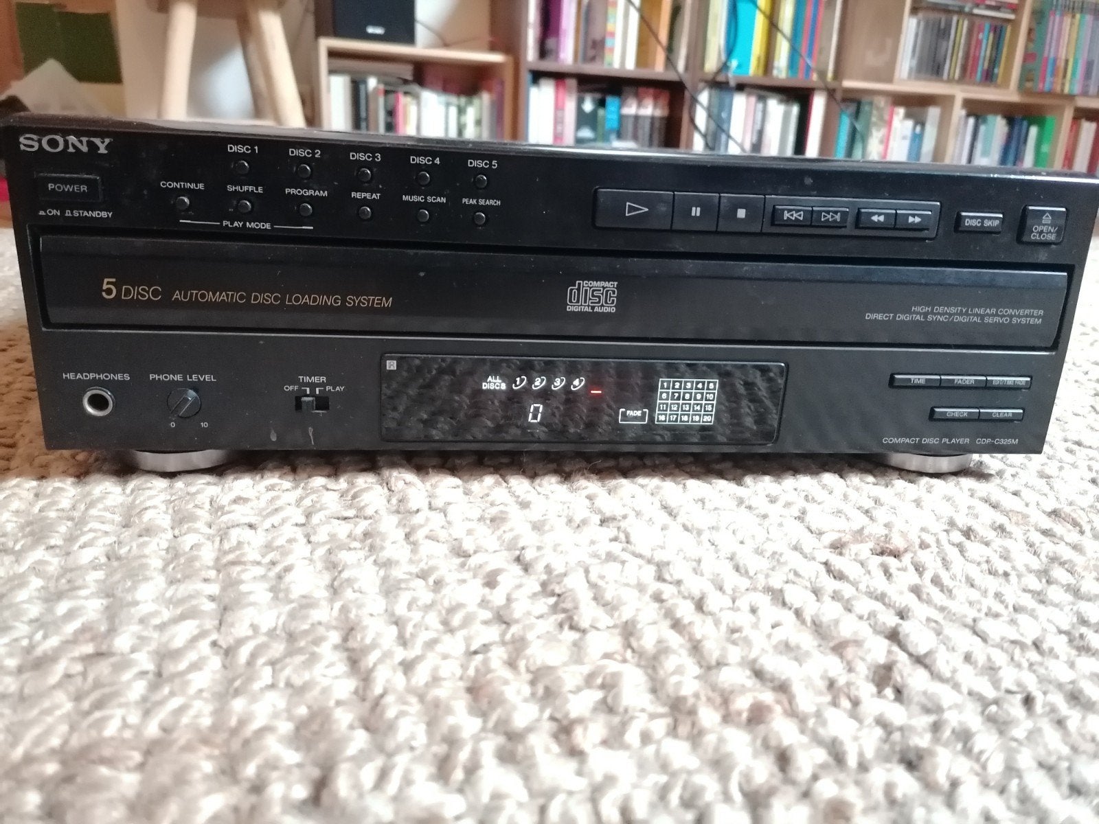 Sony CD-speler, 5 CD's, TV, Hi-fi & Vidéo, Enlèvement ou Envoi, Sony