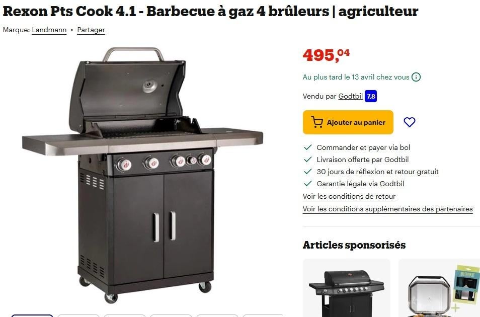 Barbecue Landmann, Electroménager, Électroménager & Équipement Autre, Enlèvement, Utilisé