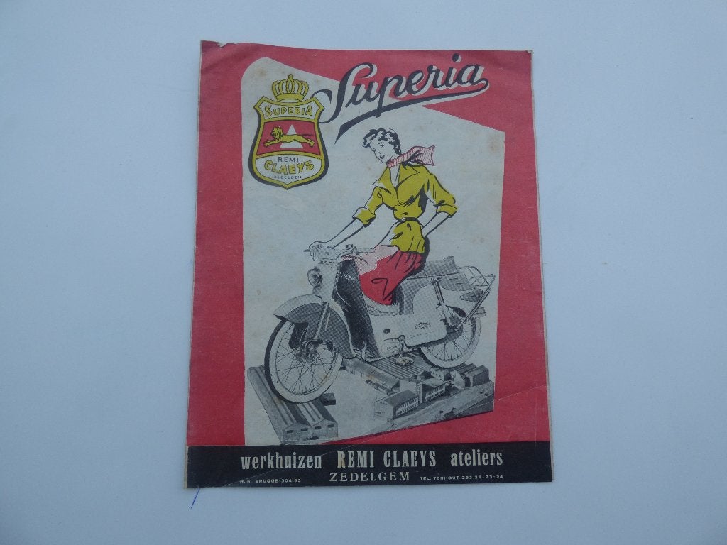 BROCHURE SUPERIA, Enlèvement ou Envoi, Utilisé