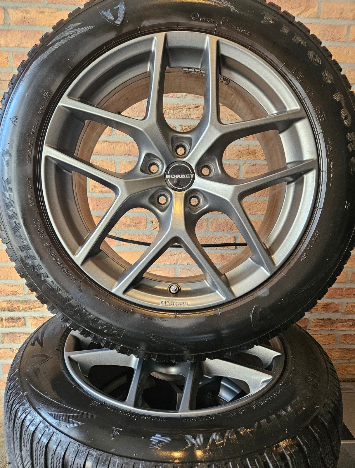 Ensemble d'hiver Ford Kuga 18 pouces 5x108 Firestone 5-6 mm, Pneus et Jantes, Pneus hiver, 18 pouces, Enlèvement