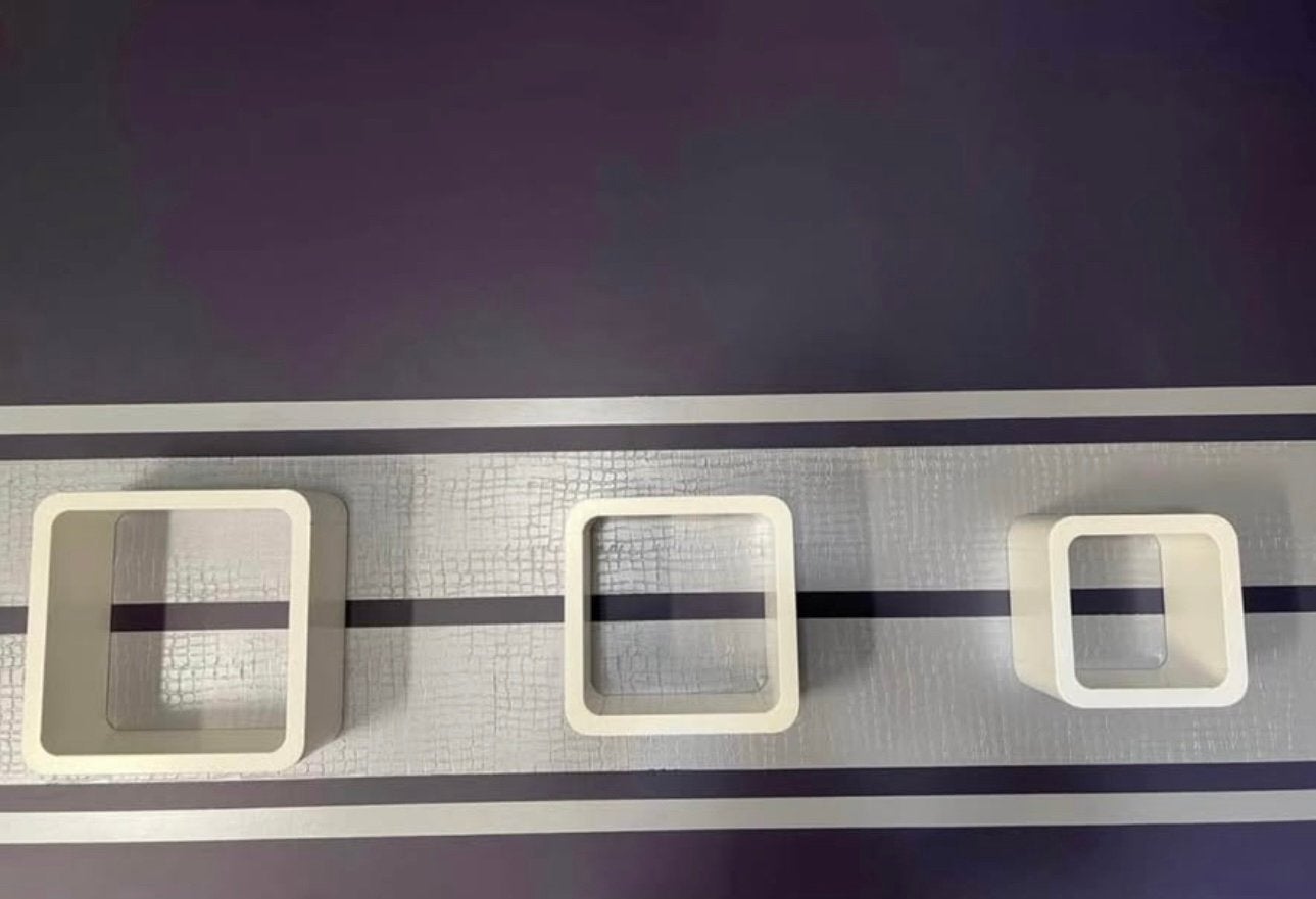 Lot de 3 étagères cubes murales blanches, Enlèvement, Comme neuf