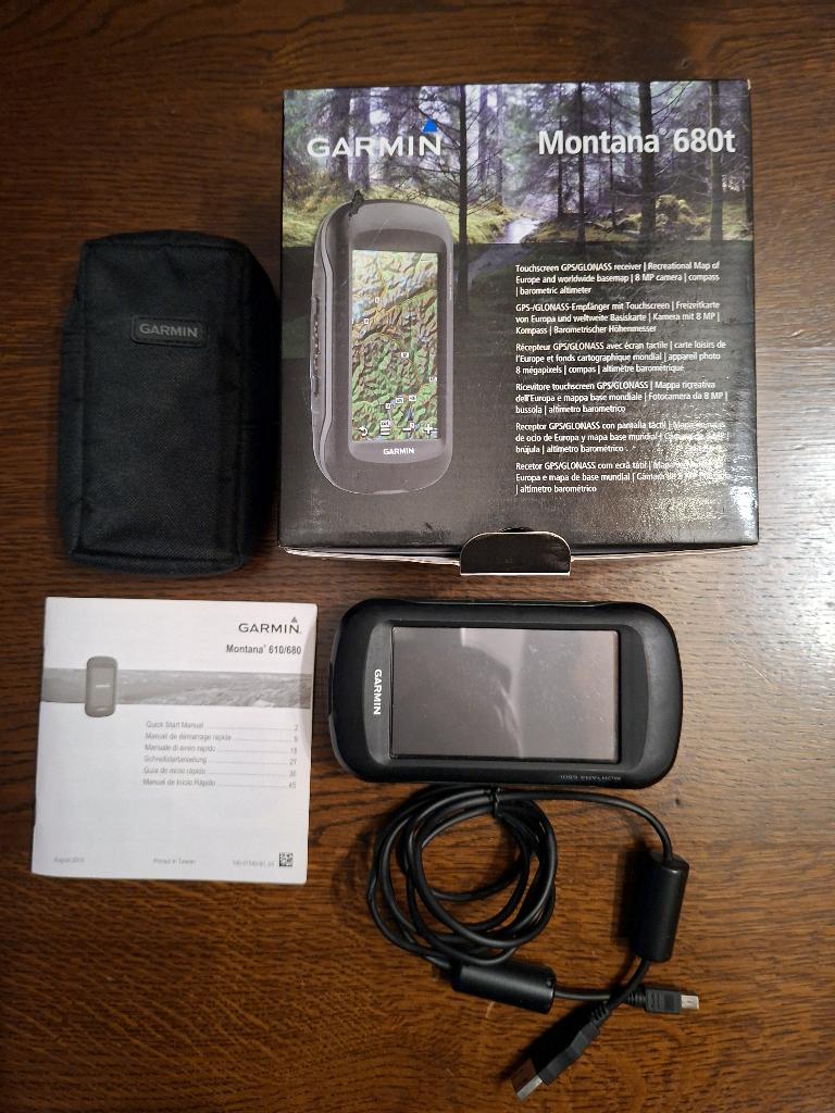 GPS Garmin Montana 680T, Autos : Divers, Navigation de voiture, Utilisé, Enlèvement ou Envoi