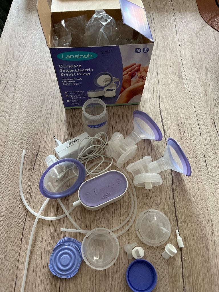 Elektrische borstkolf Lansinoh, Kinderen en Baby's, Babyvoeding en Toebehoren, Ophalen of Verzenden, Gebruikt, Borstkolf