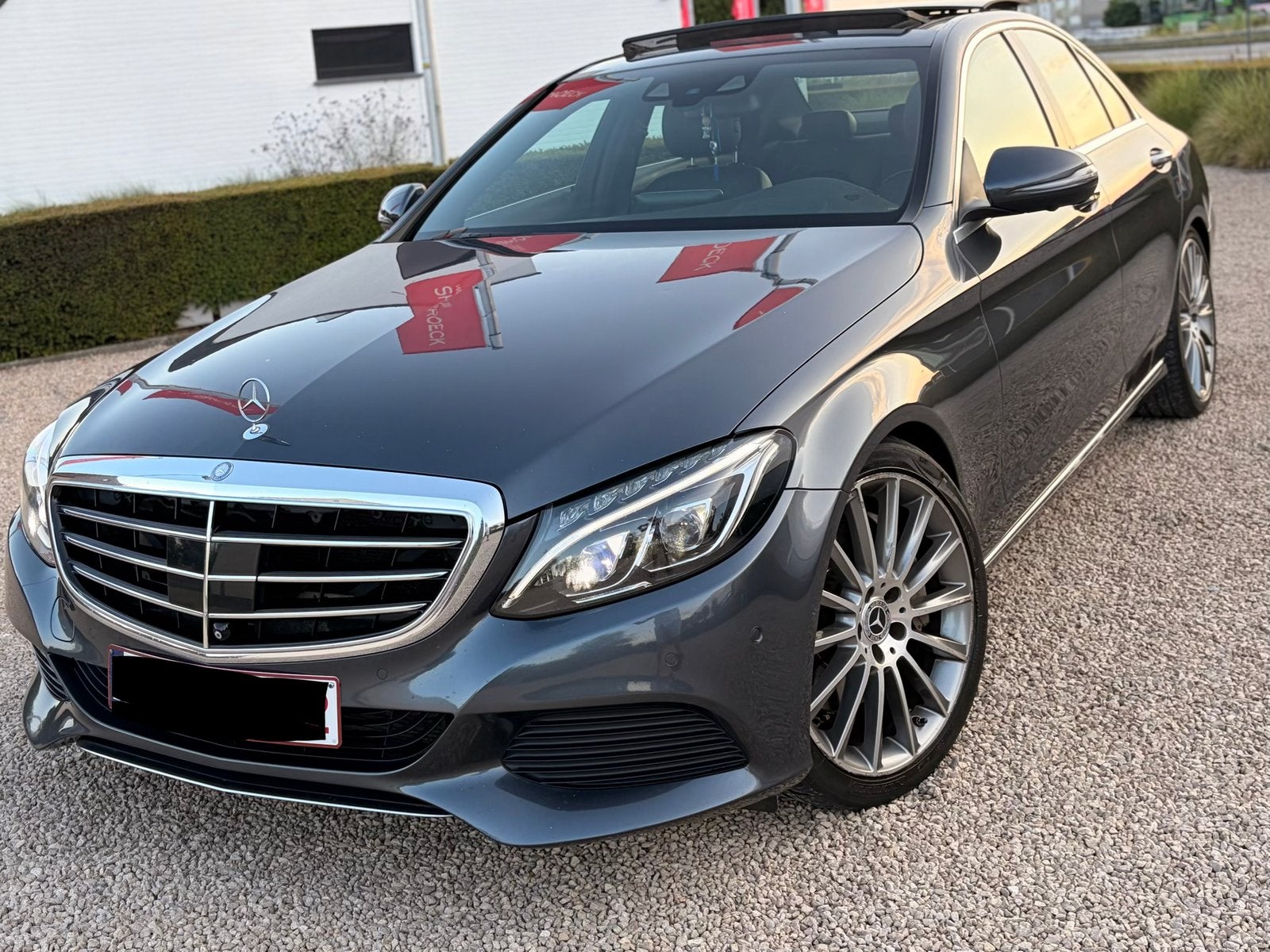 Mercedes-Benz C350e Hybride Ful Opties Lease Edition, Auto's, Automaat, Achterwielaandrijving, 4 cilinders, Leder