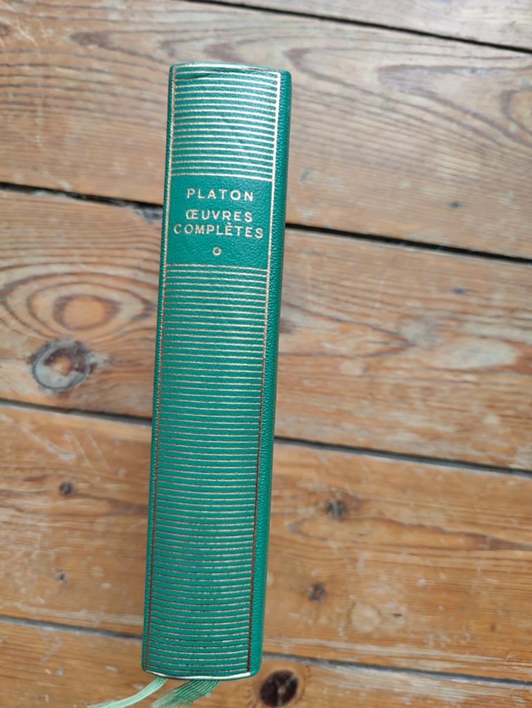 La Pléiade - Platon - œuvres complètes 1, Livres, Enlèvement ou Envoi