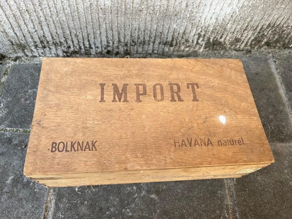 Houten sigarenkistje Bolknak Havana - hoogte 7cm, Verzamelen, Ophalen of Verzenden