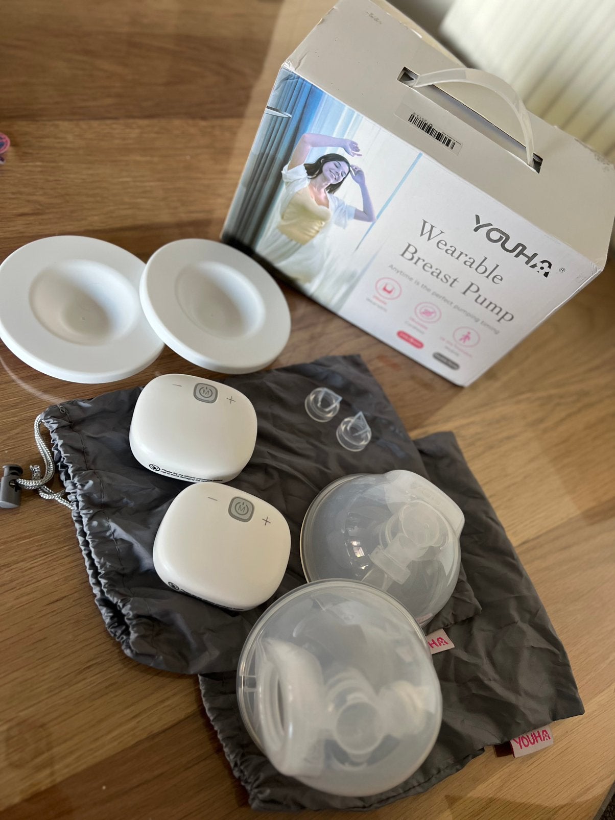 Youha dubbele borstkolf, Ophalen of Verzenden, Zo goed als nieuw, Borstkolf, Youha