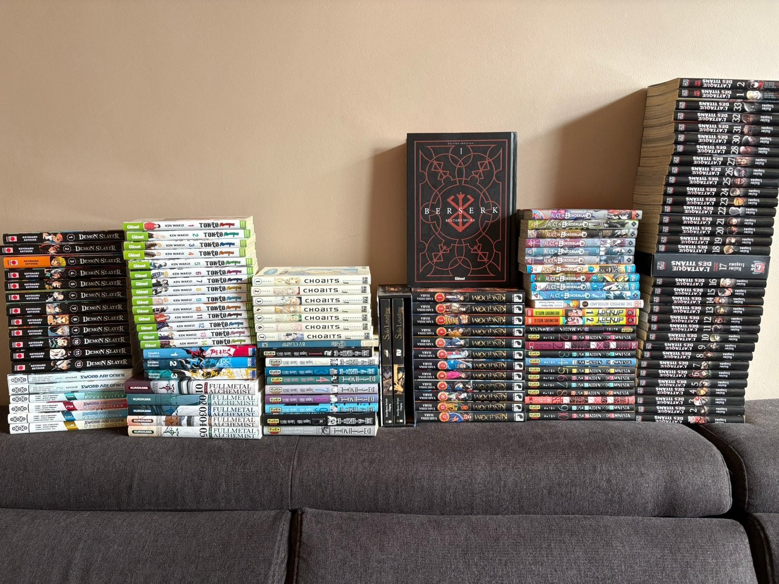 Gros lot de mangas FR, Livres, Enlèvement, Comme neuf