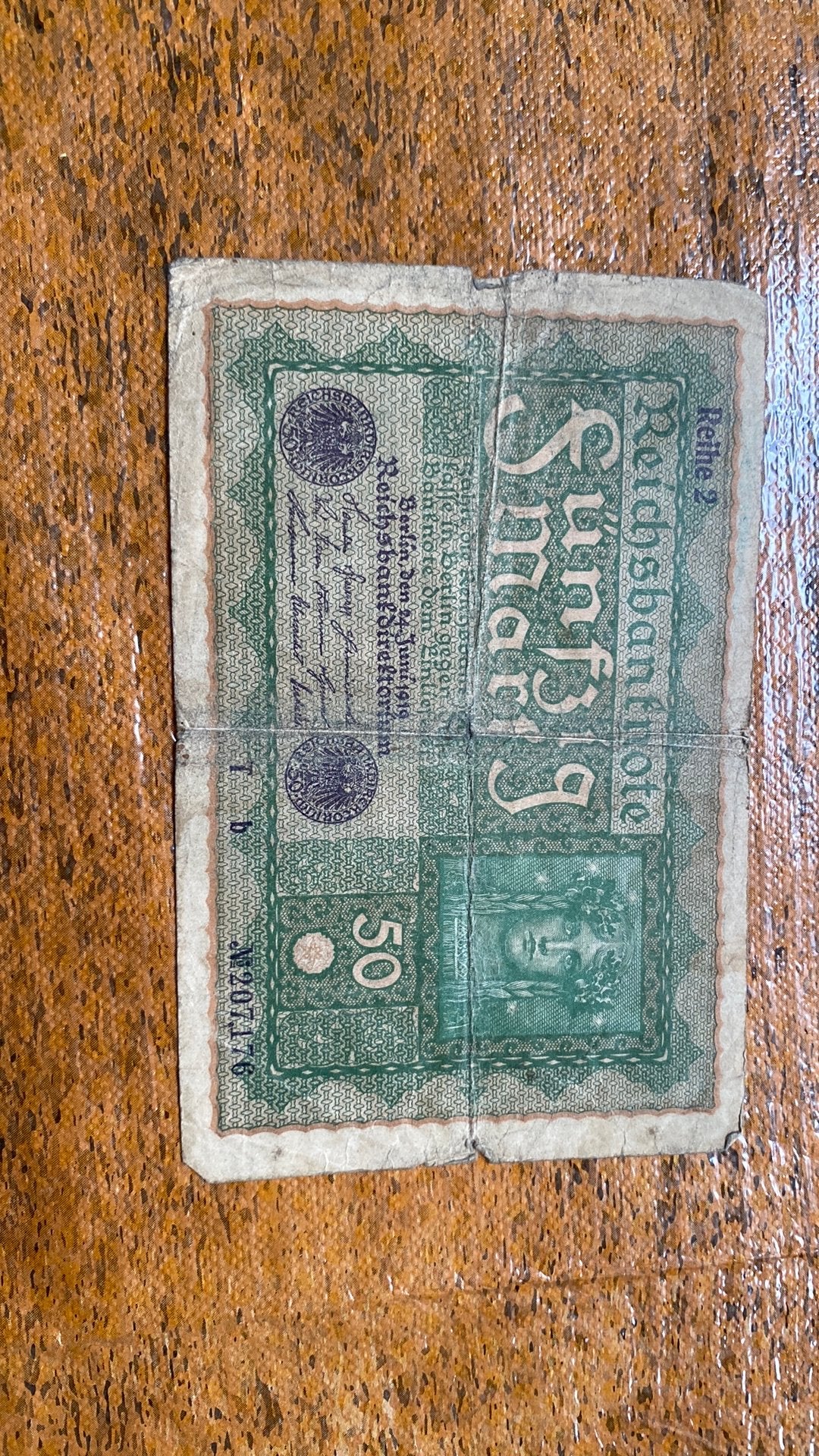 50 mark, Ophalen of Verzenden, Duitsland, Los biljet