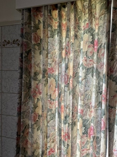 Overgordijnen gevoerd, Huis en Inrichting, Stoffering | Gordijnen en Lamellen, Ophalen, Zo goed als nieuw, Overige kleuren, Romantisch