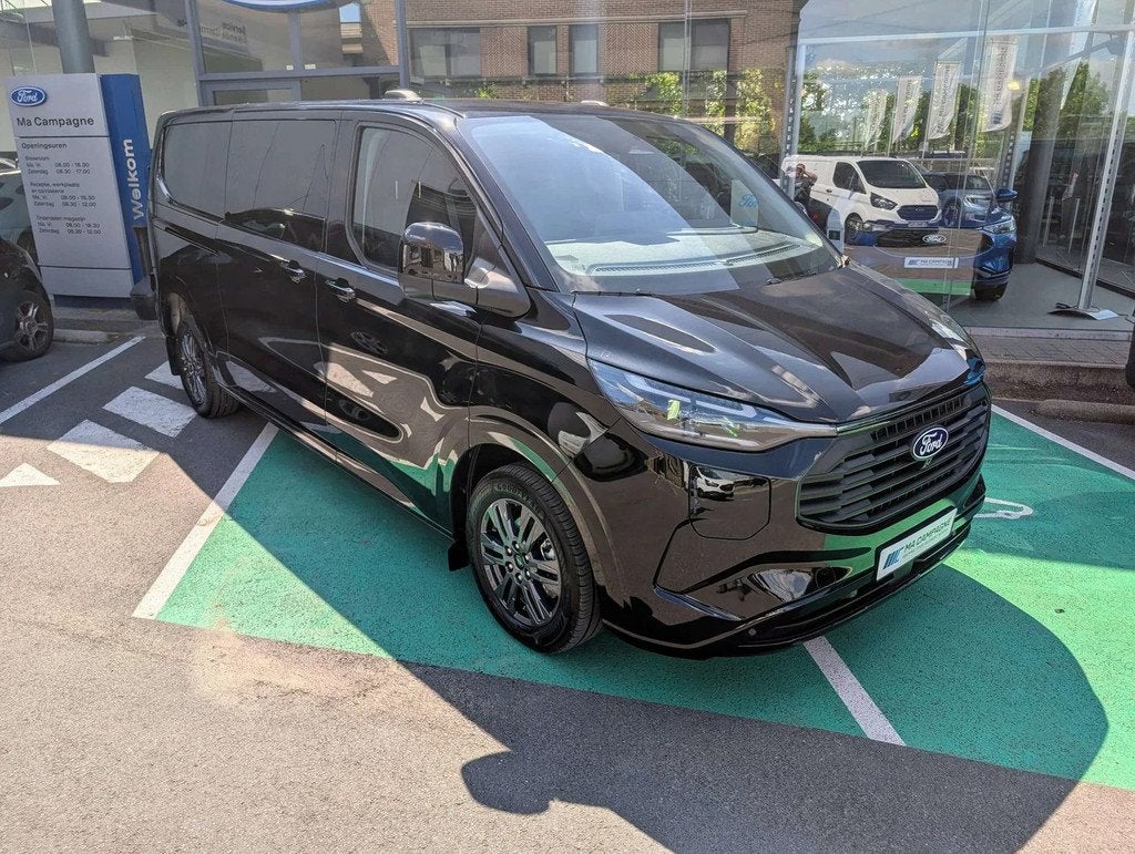 Ford Transit Custom DC 6pl Limited 320L L2 2.5i 232pk/171kW, Autos, Camionnettes & Utilitaires, Entreprise, Achat, ABS, Régulateur de distance