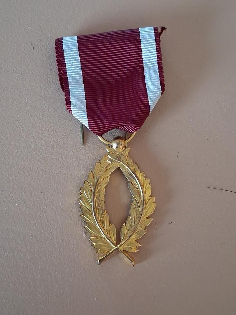 Medaille : gouden palm in de kroonorde, Verzenden