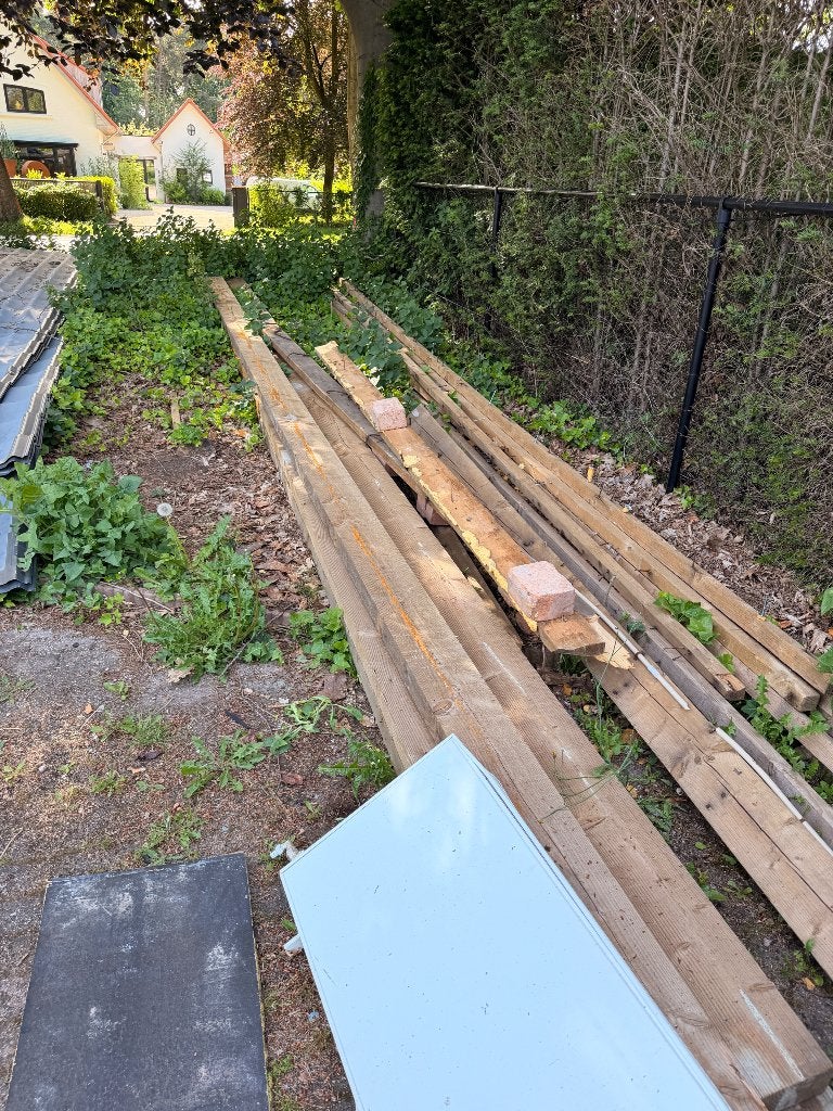 Hout balken, 50 mm ou plus, 300 cm ou plus, Enlèvement, Utilisé
