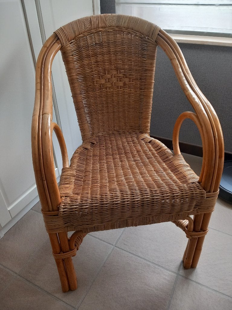 Rieten zeteltjes, Huis en Inrichting, Ophalen, Gebruikt, Bruin, Natuurlijk materiaal