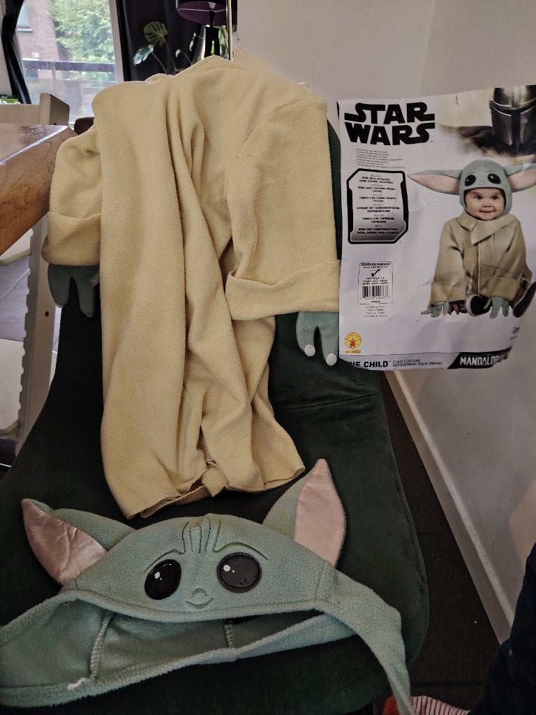 Déguisement bébé Yoda, Enlèvement ou Envoi, Comme neuf, Garçon ou Fille