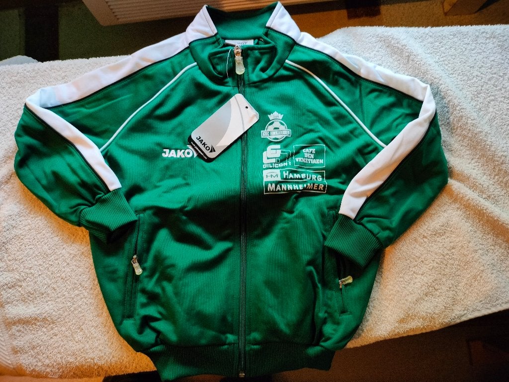 training vest groen + broek mt116 sport voetbal JAKO +NIEUW+, Sport en Fitness, Ophalen of Verzenden, Nieuw, Broek