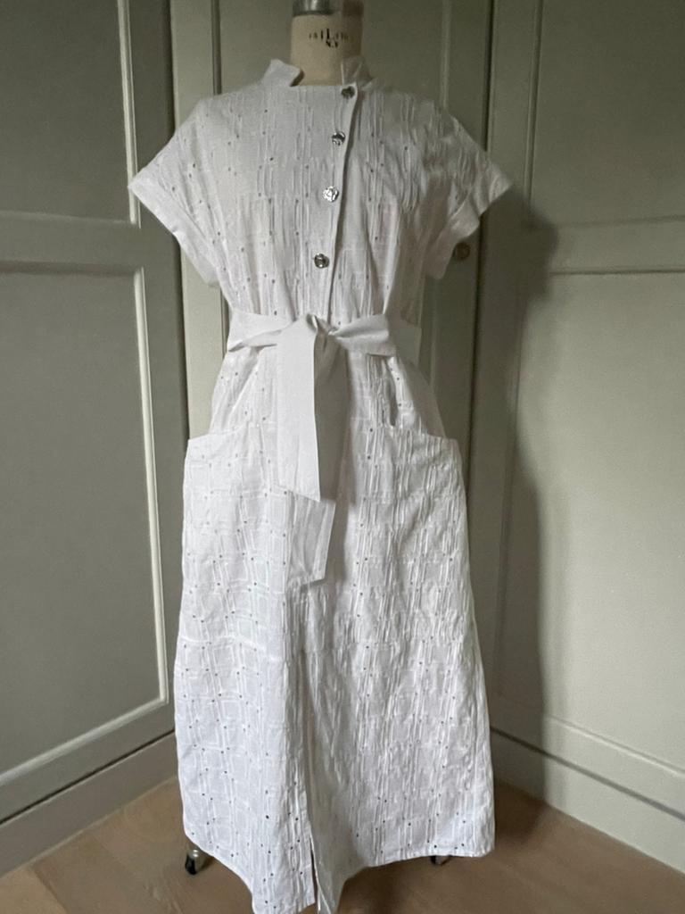 Lange jurk Caroline Biss 40, Antiek en Kunst, Antiek | Kleding en Textiel, Ophalen of Verzenden, Dames