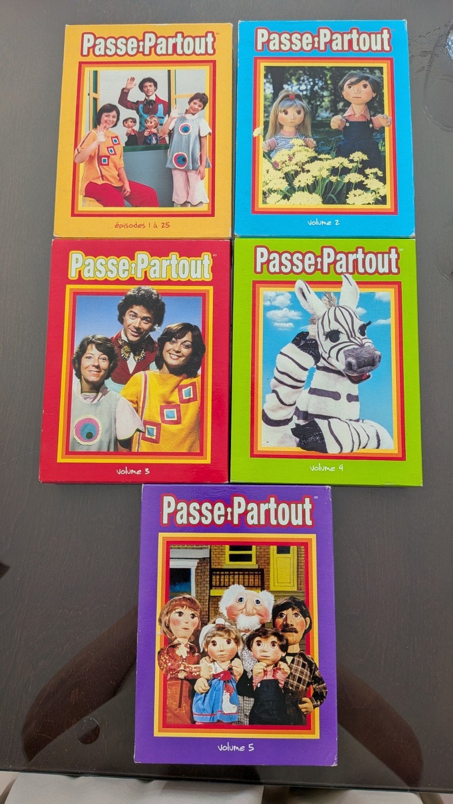 Passe-Partout — Complete VHS-collectie, volumes 1 tot 5 — 25, Ophalen