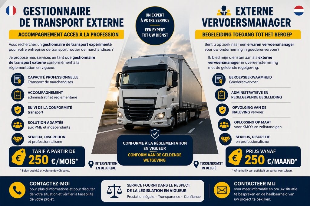 Gestionnaire de transport externe, Premier Emploi, Freelance ou Intérim