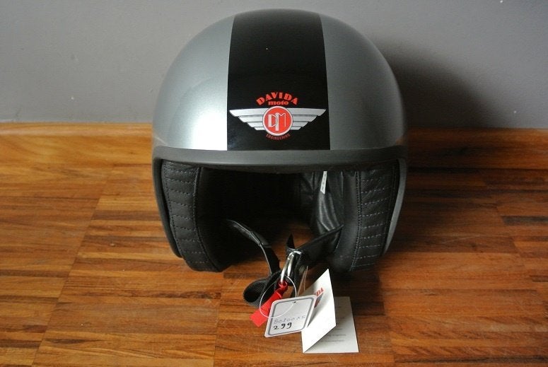 Davida motorhelm, toonzaalmodel, als nieuw (model 1), Motoren, XS, Kinderen, Ophalen of Verzenden, Nieuw met kaartje