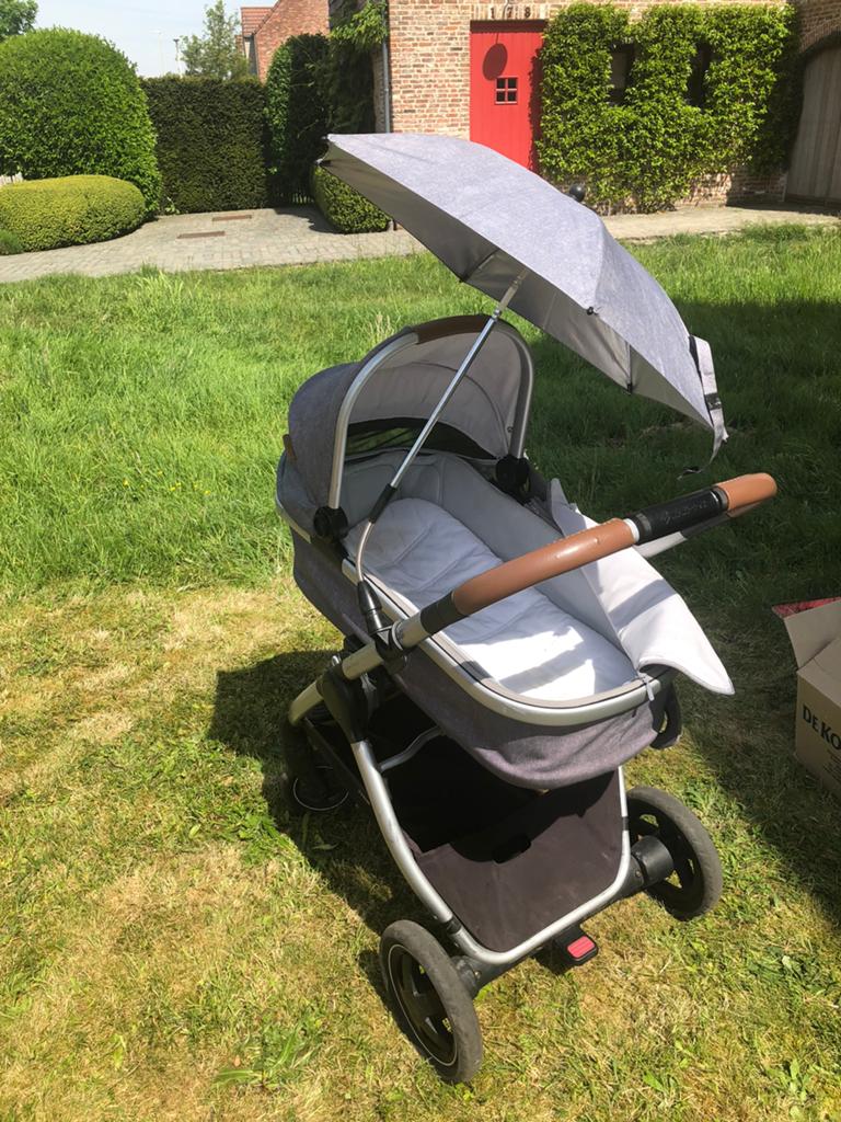 Buggy met wieg, Ophalen, Gebruikt, Combiwagen, Verstelbare duwstang