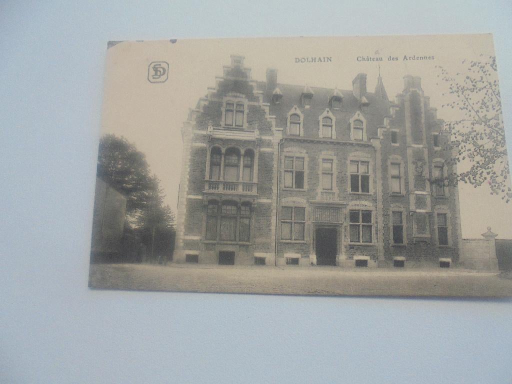 dolhain -chateau des ardennes, Envoi, 1920 à 1940, Non affranchie, Liège