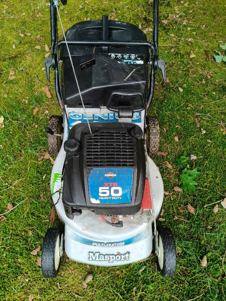 Tondeuse à gazon à essence Masport Genius, Tondeuse rotative, 40 à 49 cm, Enlèvement, Utilisé
