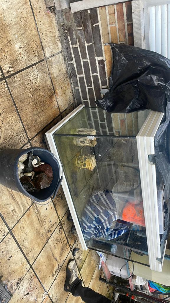 Aquarium, Dieren en Toebehoren, Vissen | Aquaria en Toebehoren, Ophalen, Inclusief toebehoren, Gebruikt, Leeg aquarium