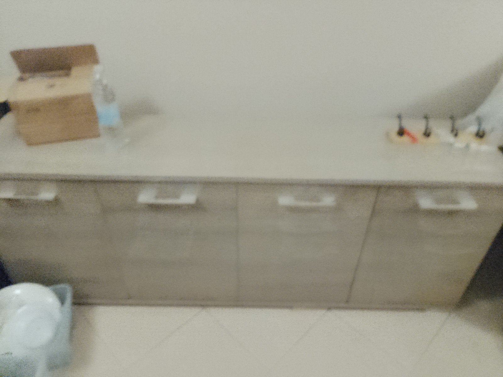 buffet à donner, Ophalen