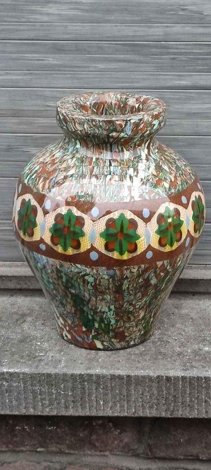 Grand vase Vallauris gerbino, Ophalen of Verzenden, Gravure