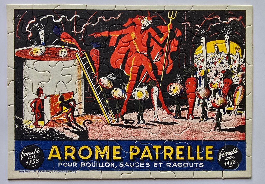 PATRELLE  – Puzzle Publicitaire – Adv. Jig-Saw – Diable n16, Enlèvement ou Envoi, Utilisé, Panneau publicitaire
