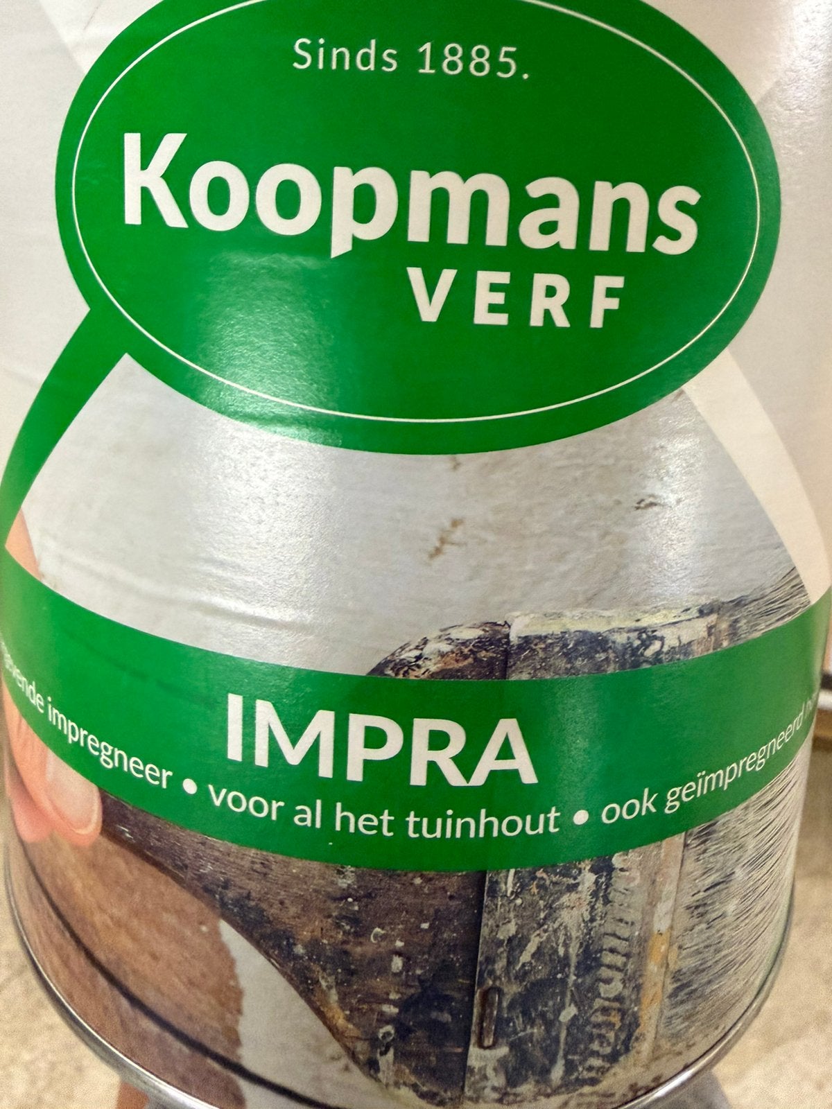 Koopmans transparant groene impregneerolie 2,5liter, Enlèvement ou Envoi, Neuf