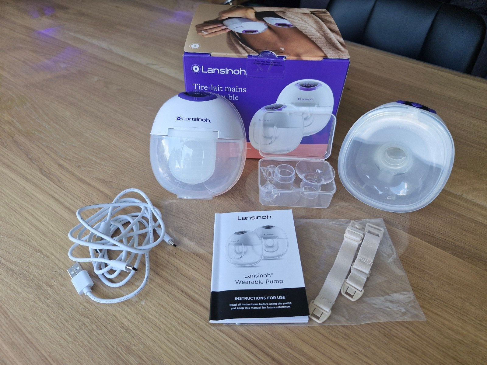 Lansinoh tire lait mains libre, Automatique, Comme neuf, Enlèvement, Autres marques