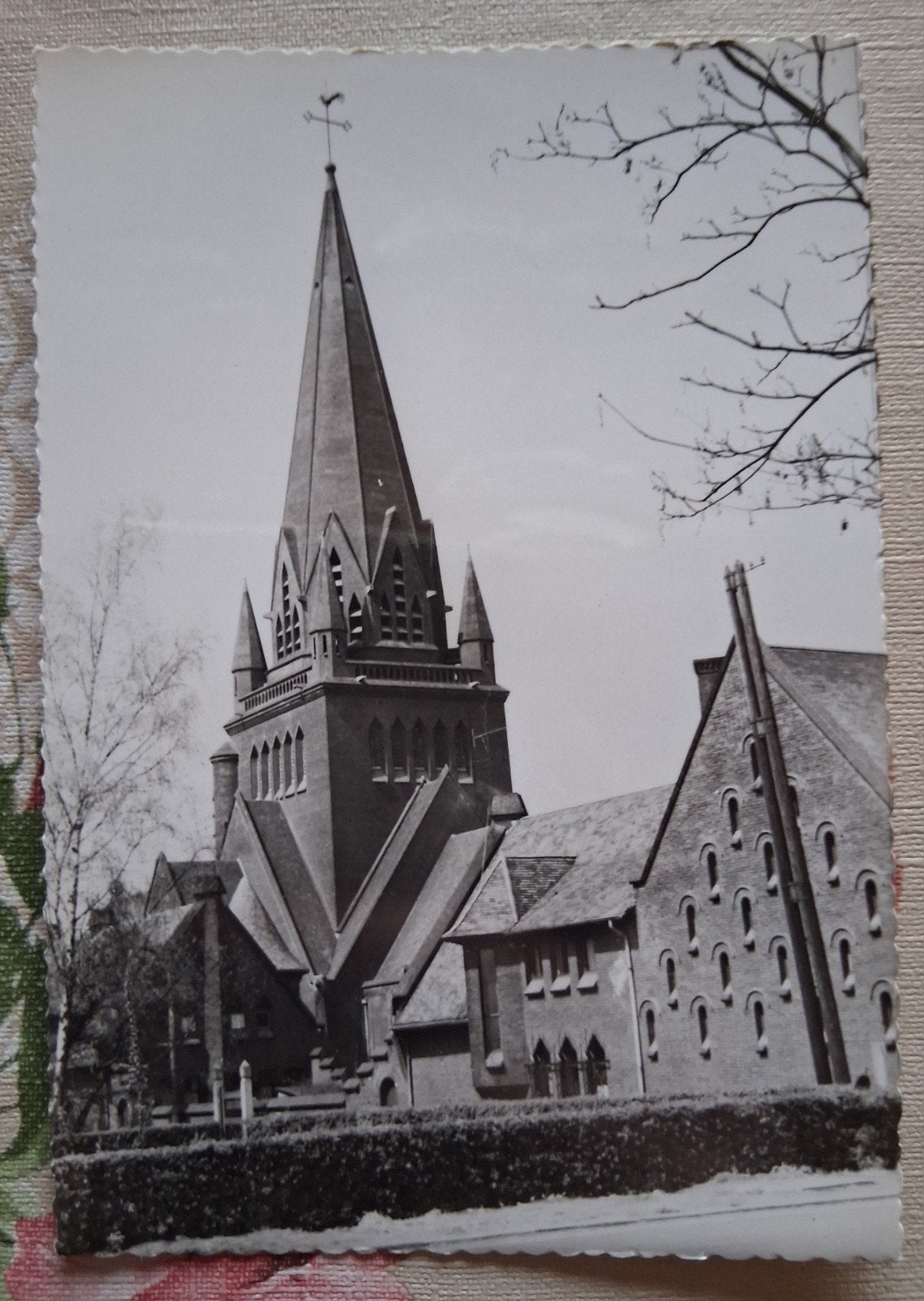 vintage Postkaart St. Theodarduskerk Beringen, Verzamelen, Postkaarten | België, Ophalen of Verzenden