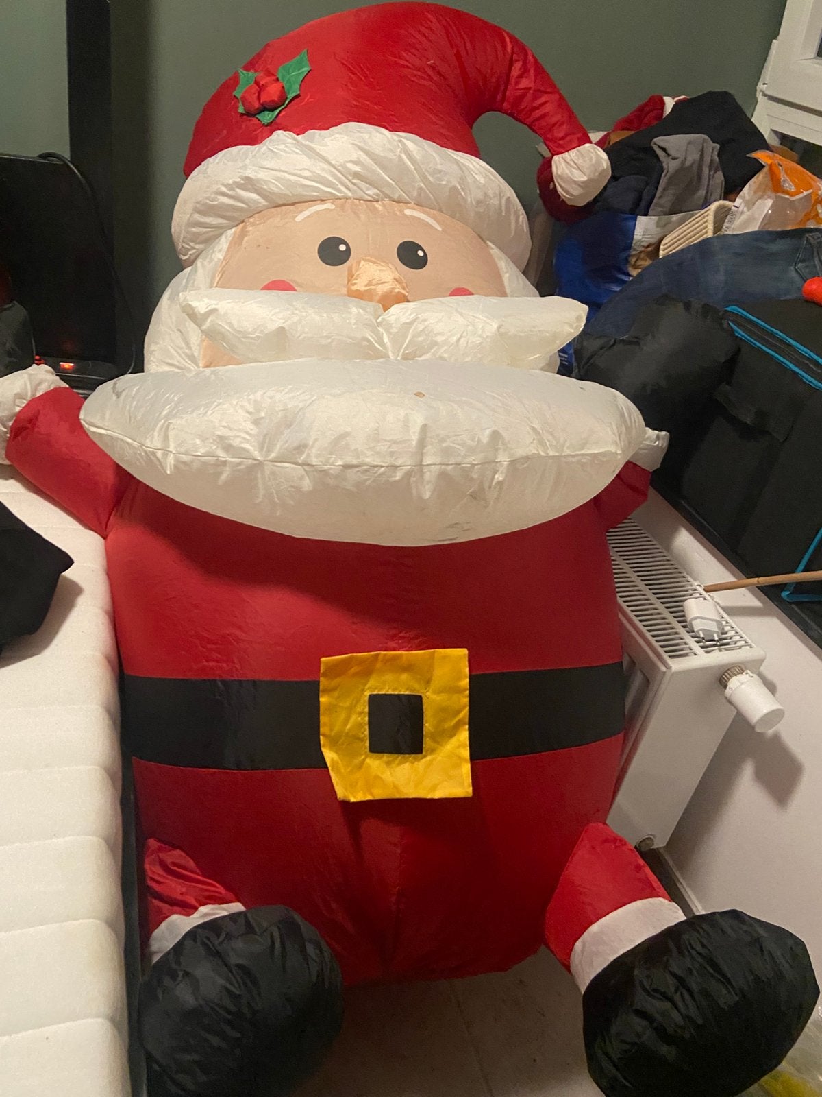 Père noël grand gonflable, Enlèvement, Comme neuf