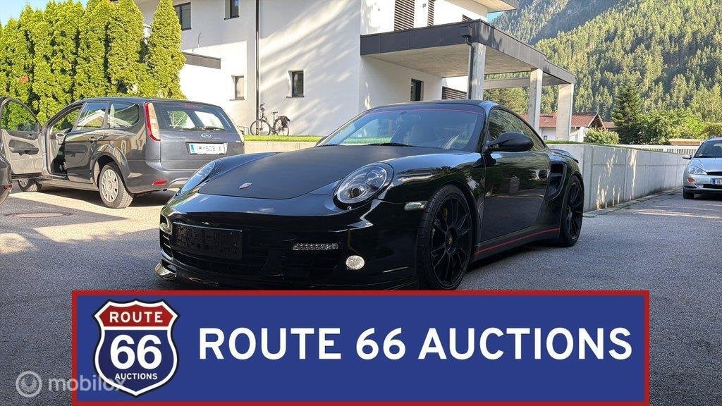Porsche 911 Turbo S (997) | 2011 | Route 66 Auctions, Auto's, Gebruikt, Zwart, Bedrijf, Handgeschakeld