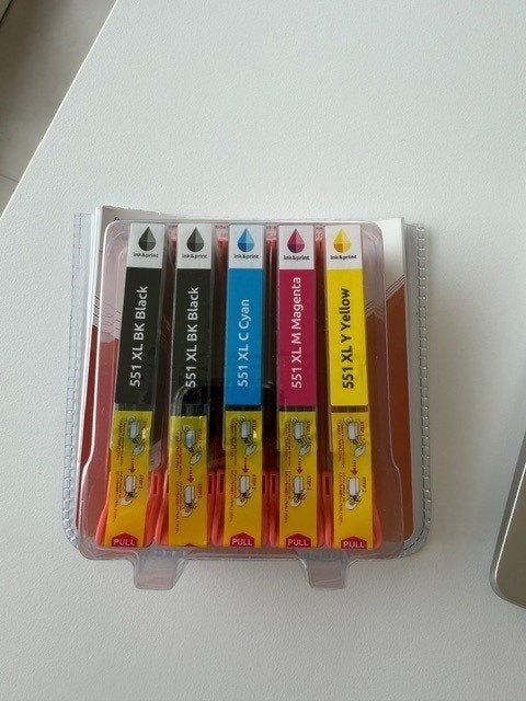 CANON 551 XL Cartridges Ink and Print, Informatique & Logiciels, Fournitures d'imprimante, Enlèvement ou Envoi, Neuf, Cartridge