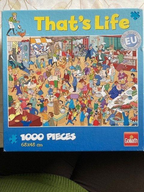 Puzzel 1000 stuks, Ophalen of Verzenden, Meer dan 50 stukjes, Zo goed als nieuw, 6 jaar of ouder