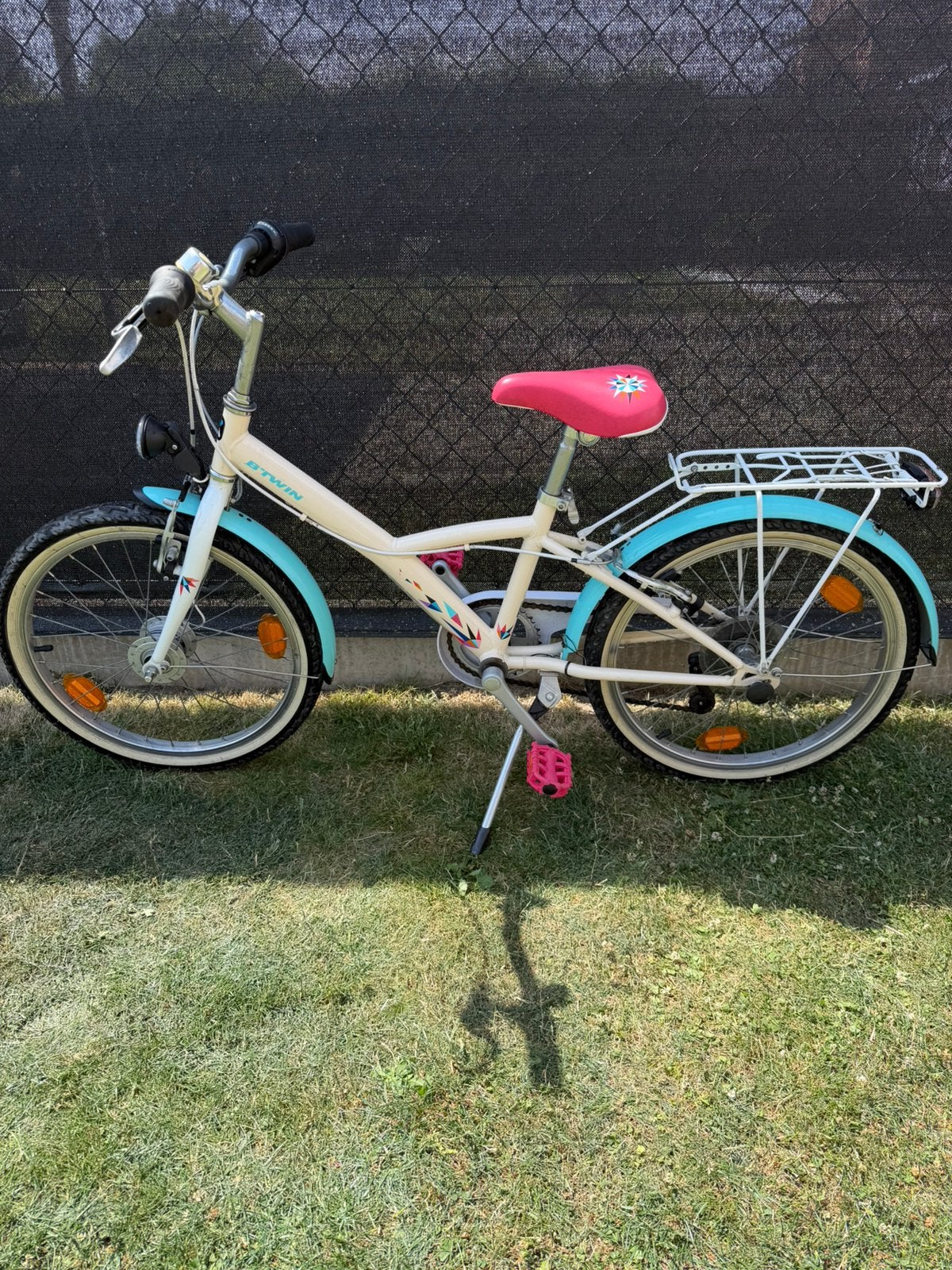 Fiets Btwin 20 inch meisjes, Fietsen en Brommers, Ophalen, Gebruikt, 20 inch