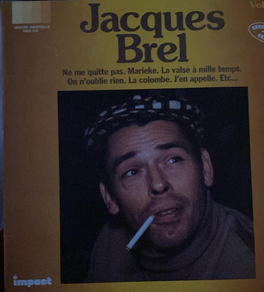 Jacques brel lp, Ophalen of Verzenden, Zo goed als nieuw