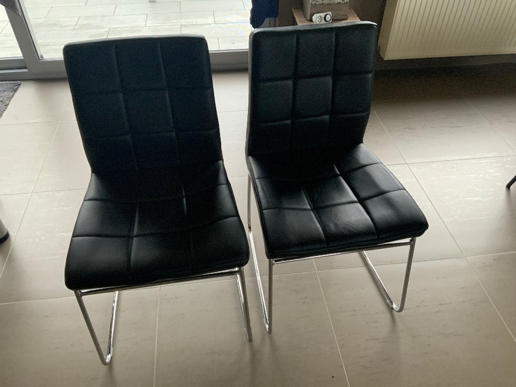 Stoelen, Maison & Meubles, Chaises, Deux, Enlèvement, Utilisé, Cuir