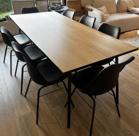 Tafel en stoelen, Huis en Inrichting, Complete eetkamers, Ophalen, Gebruikt, 8 stoelen of meer