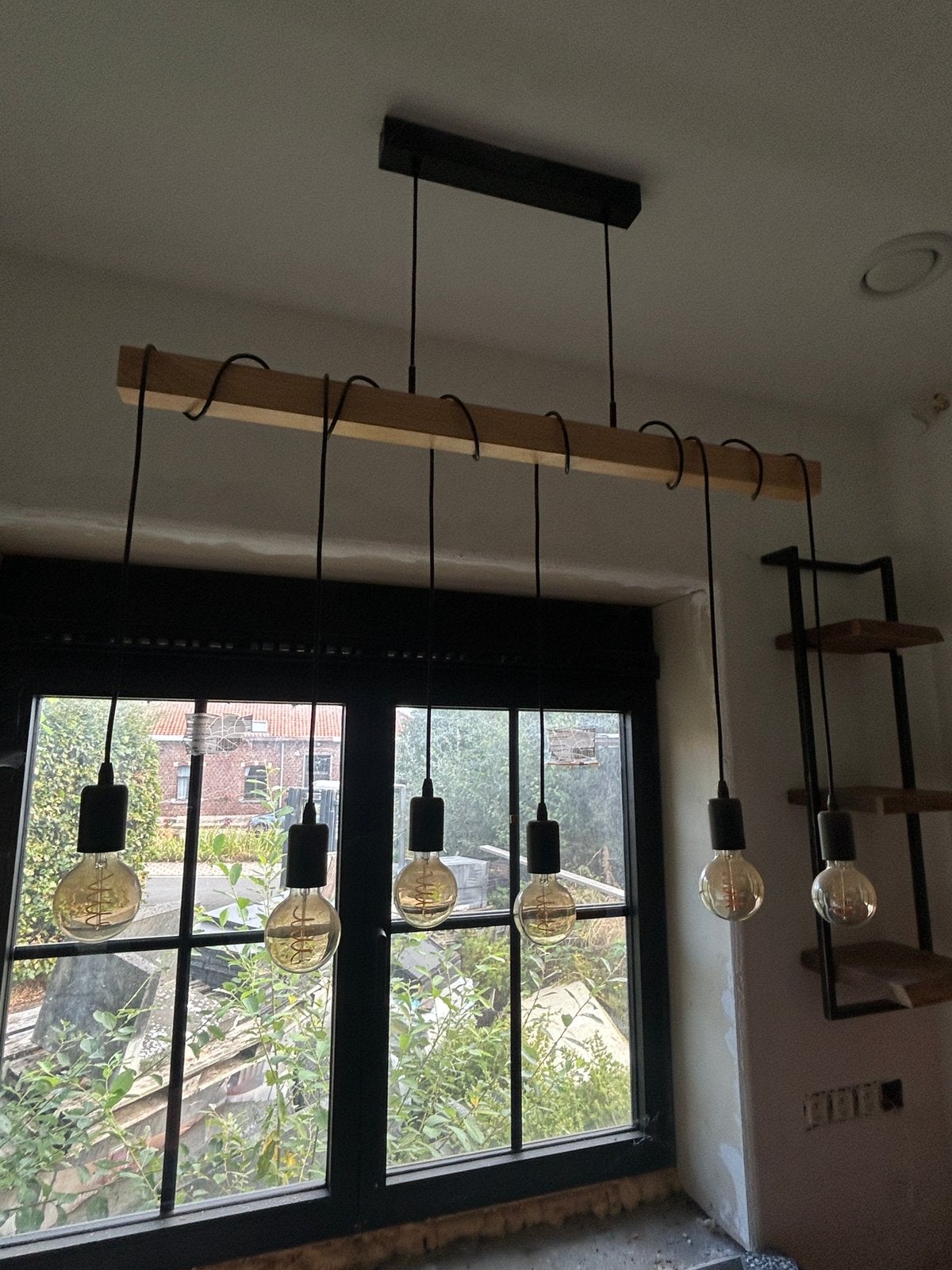 Lamp, Enlèvement, Comme neuf, Bois, E27 (grand)