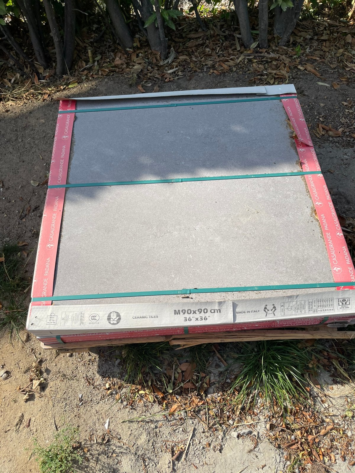 Terrastegel grijs, Tuin en Terras, Ophalen, Keramiek, Nieuw, 5 tot 10 m²