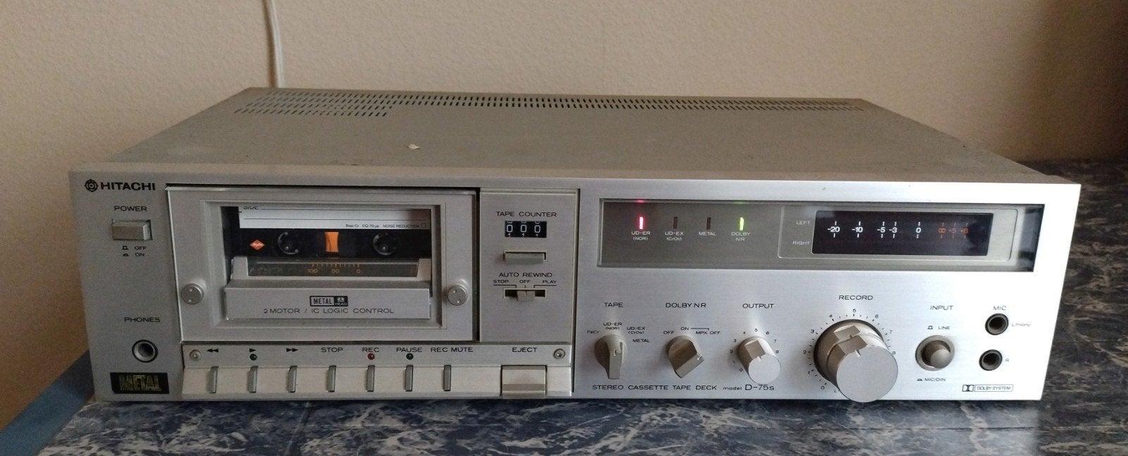 Cassette deck Hitachi, Audio, Tv en Foto, Cassettedecks, Ophalen, Overige merken