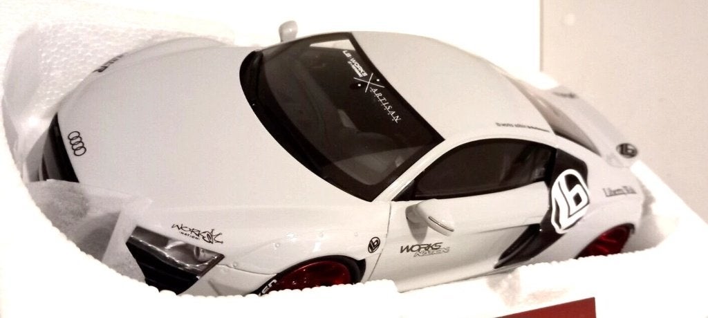 1/18 Audi R8 V10 5.2 Liberty Walk LB Works 2019 GT SPIRIT, Enlèvement ou Envoi, Neuf, Voiture, Autres marques