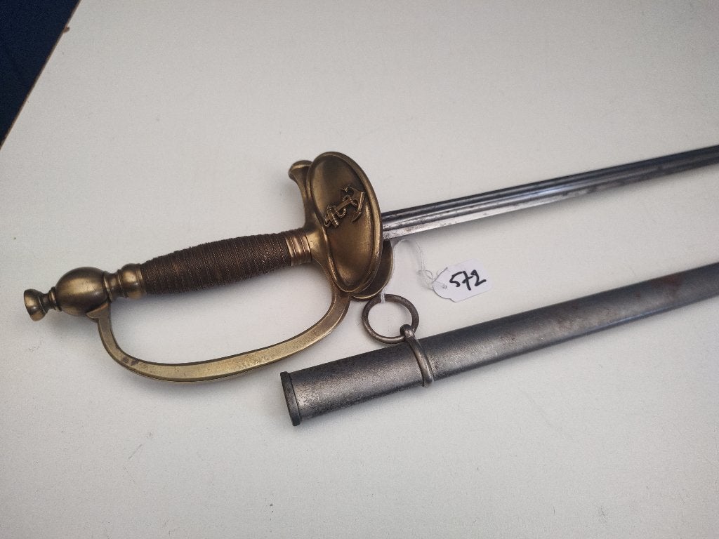 Sabel # 572 - Frankrijk - Marine epee, Collections, Envoi, Marine